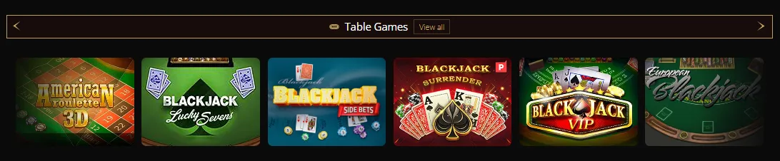 jetsetspins casino table games